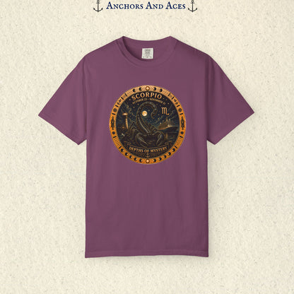 Scorpio Zodiac Shirt | Celestial Seas – Depths of Mystery