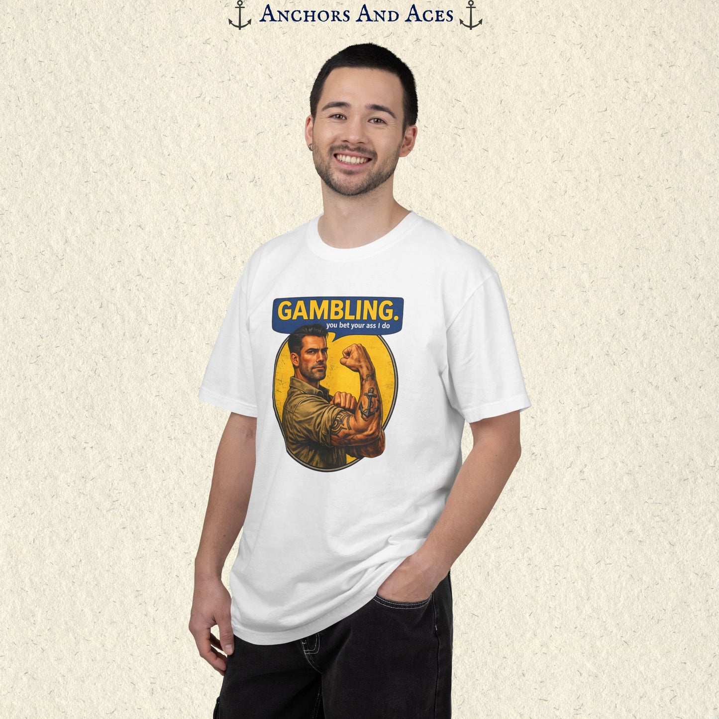 Strongman Inspired | Funny Gambling Graphic Tee