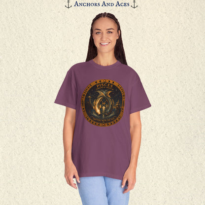 Pisces Zodiac Shirt | Celestial Seas - Drifting With The Tide