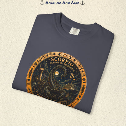Scorpio Zodiac Shirt | Celestial Seas – Depths of Mystery