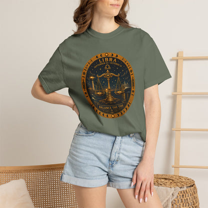 Libra Zodiac Shirt | Celestial Seas – Balance The Tide