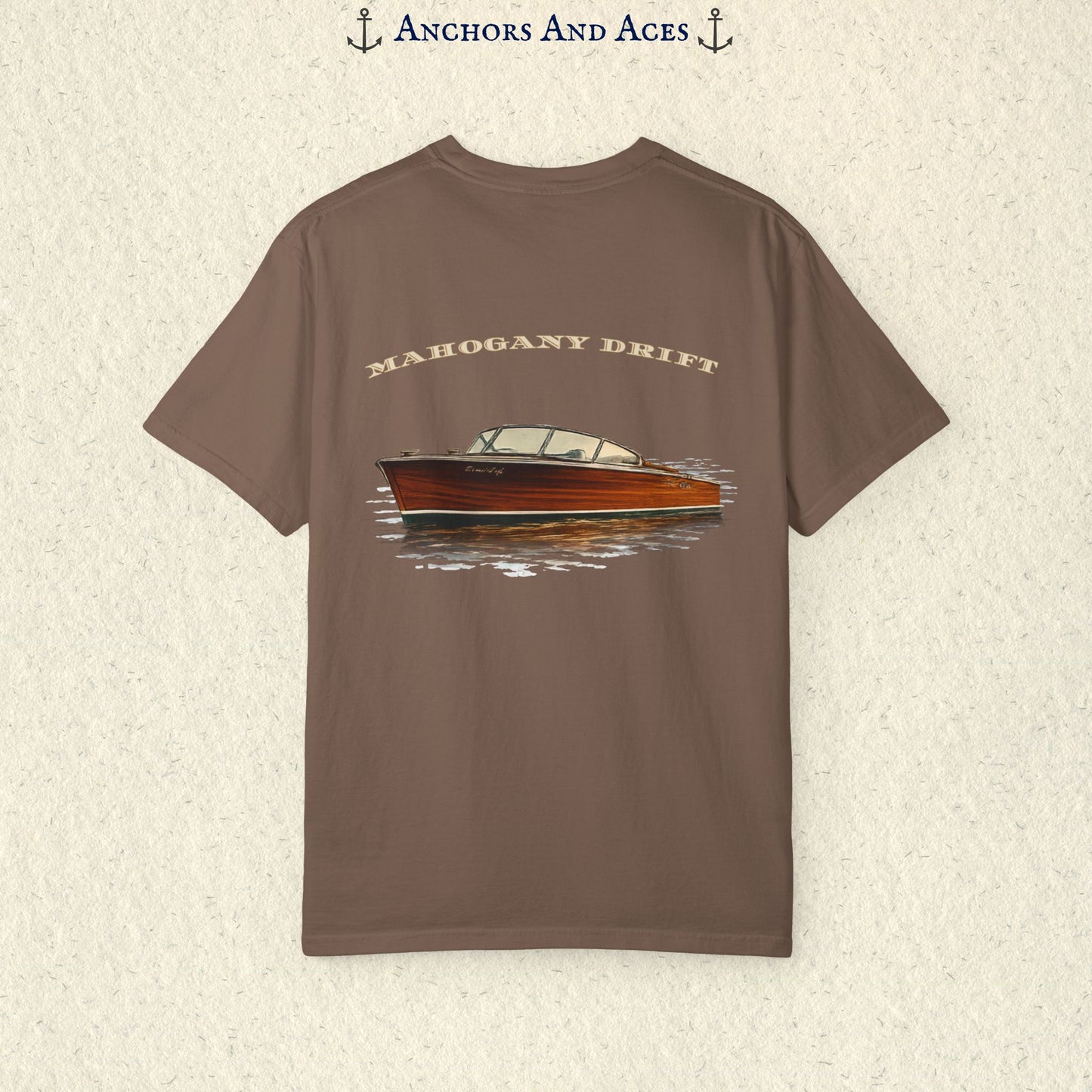 Mahogany Boat Shirt | Wooden Boat Tee | Lake Life Shirt | Ski Boat Shirt