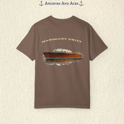 Mahogany Boat Shirt | Wooden Boat Tee | Lake Life Shirt | Ski Boat Shirt