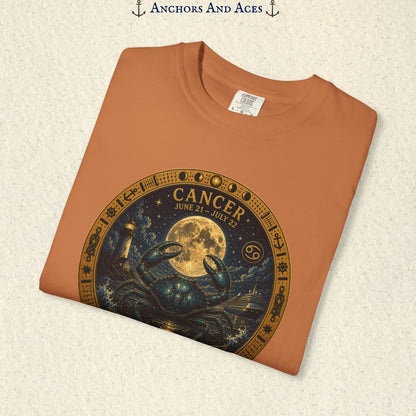 Cancer Zodiac Shirt | Celestial Seas- Guided by the Moon