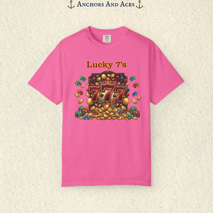Lucky 777s | Vintage Jackpot Graphic Tee