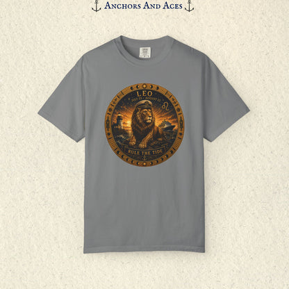 Leo Zodiac Shirt | Celestial Seas - Rule the Tide