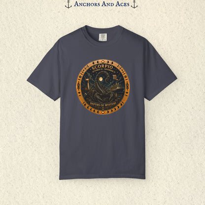 Scorpio Zodiac Shirt | Celestial Seas – Depths of Mystery