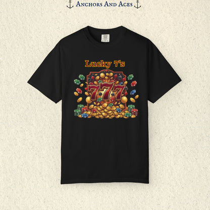 Lucky 777s | Vintage Jackpot Graphic Tee