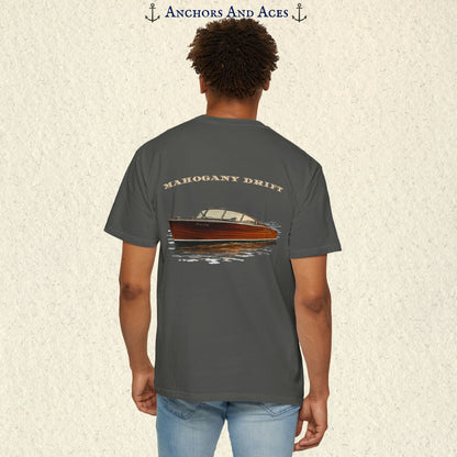 Mahogany Boat Shirt | Wooden Boat Tee | Lake Life Shirt | Ski Boat Shirt