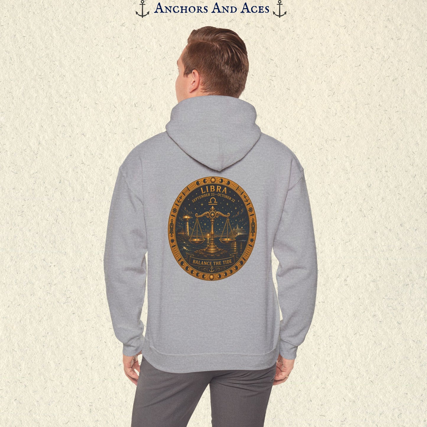 Libra Zodiac Hoodie | Celestial Seas Zodiac Hoodie Collection