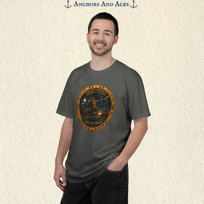 Sagittarius Zodiac Shirt | Celestial Seas – Chase The Horizon