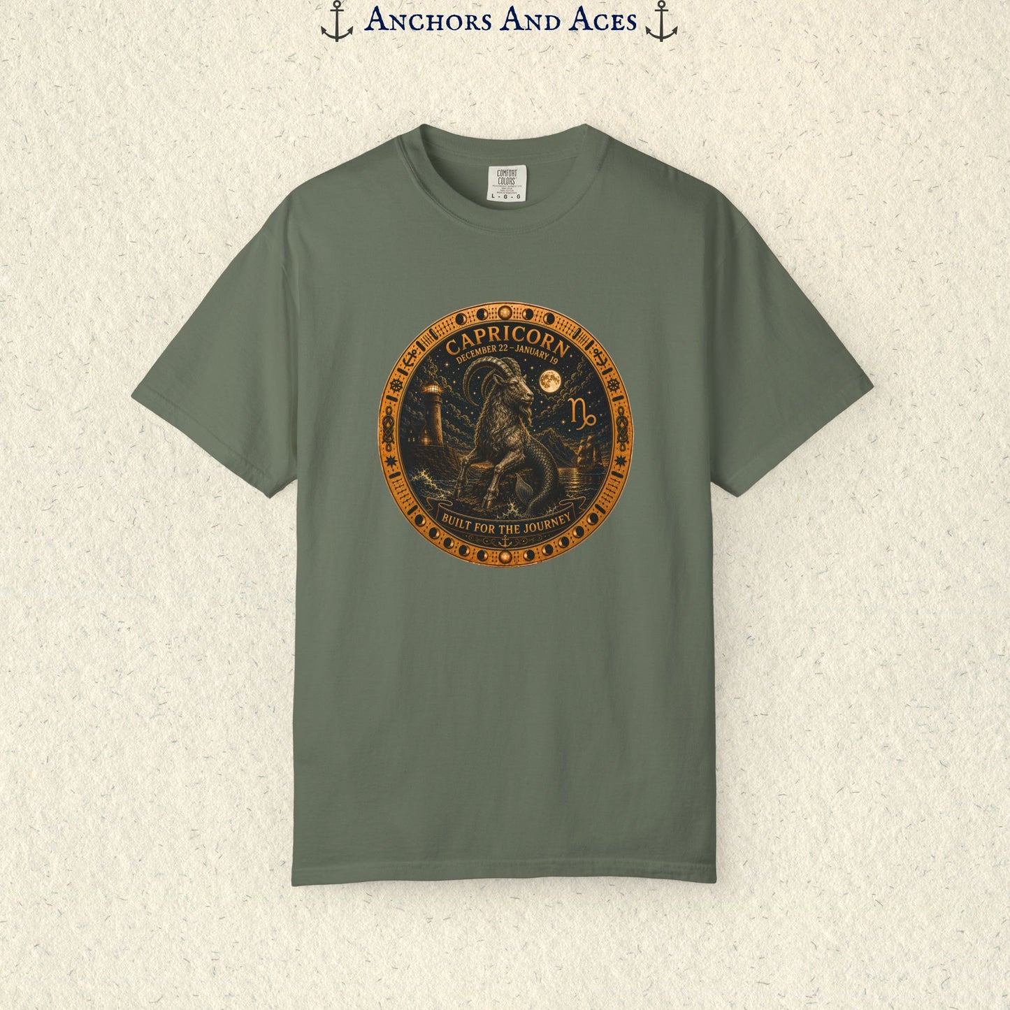 Capricorn Zodiac Shirt | Celestial Seas - Built For The Journey