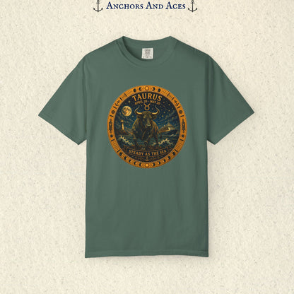 Taurus Zodiac Shirt |Celestial Seas - Steady as the Sea