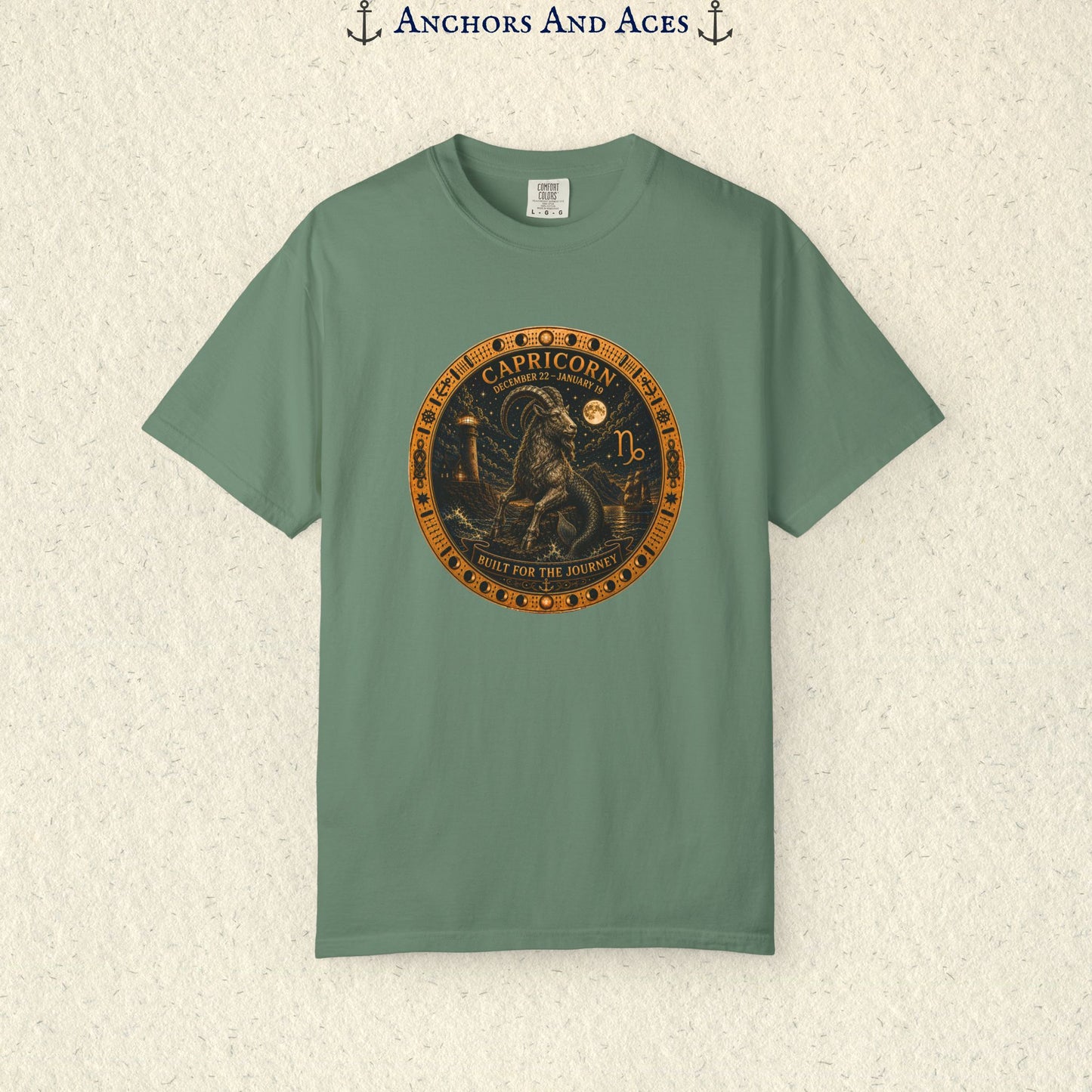 Capricorn Zodiac Shirt | Celestial Seas - Built For The Journey