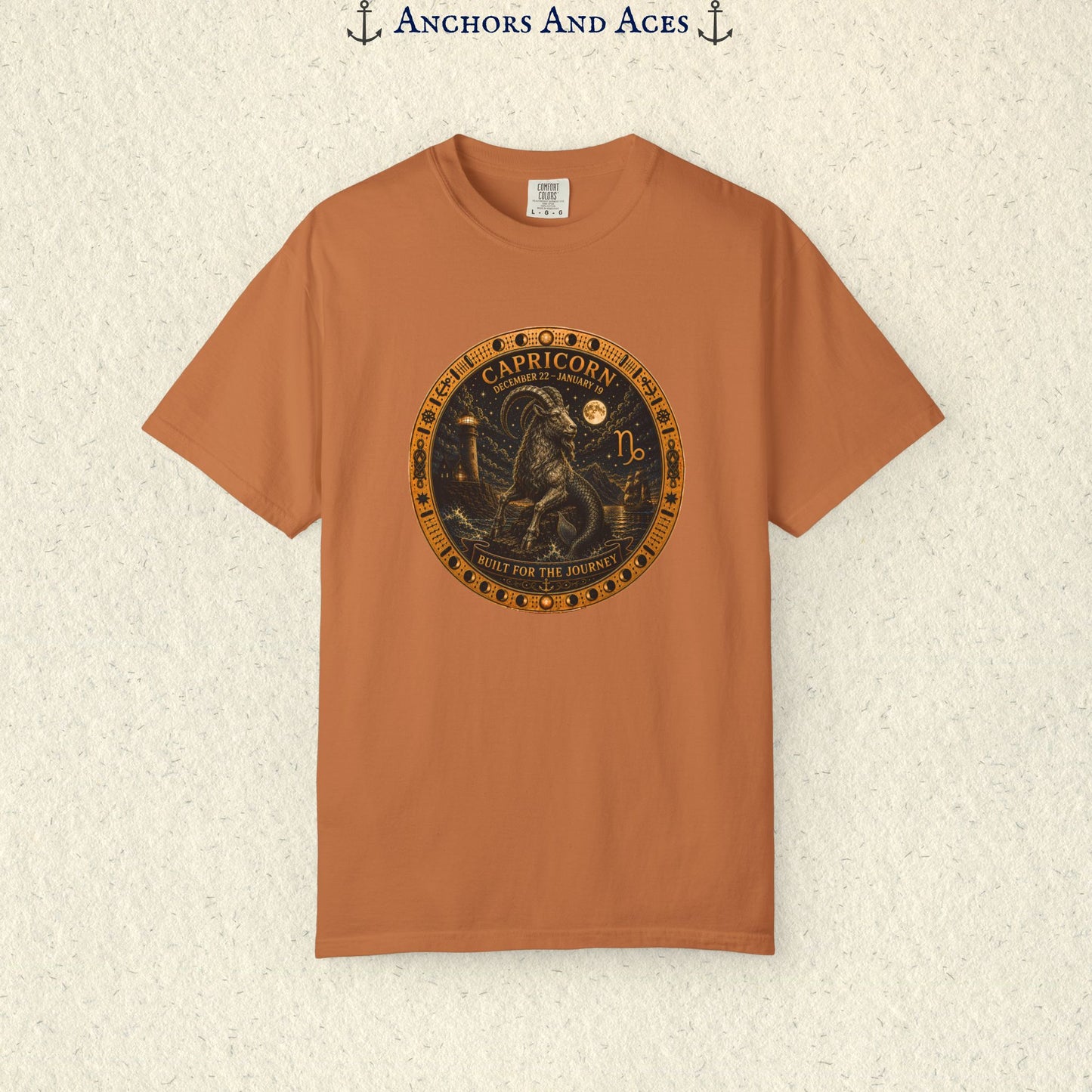 Capricorn Zodiac Shirt | Celestial Seas - Built For The Journey