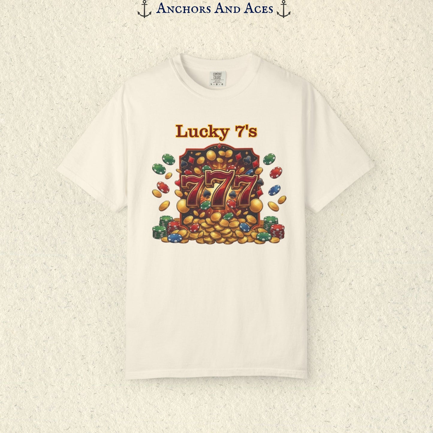 Lucky 777s | Vintage Jackpot Graphic Tee