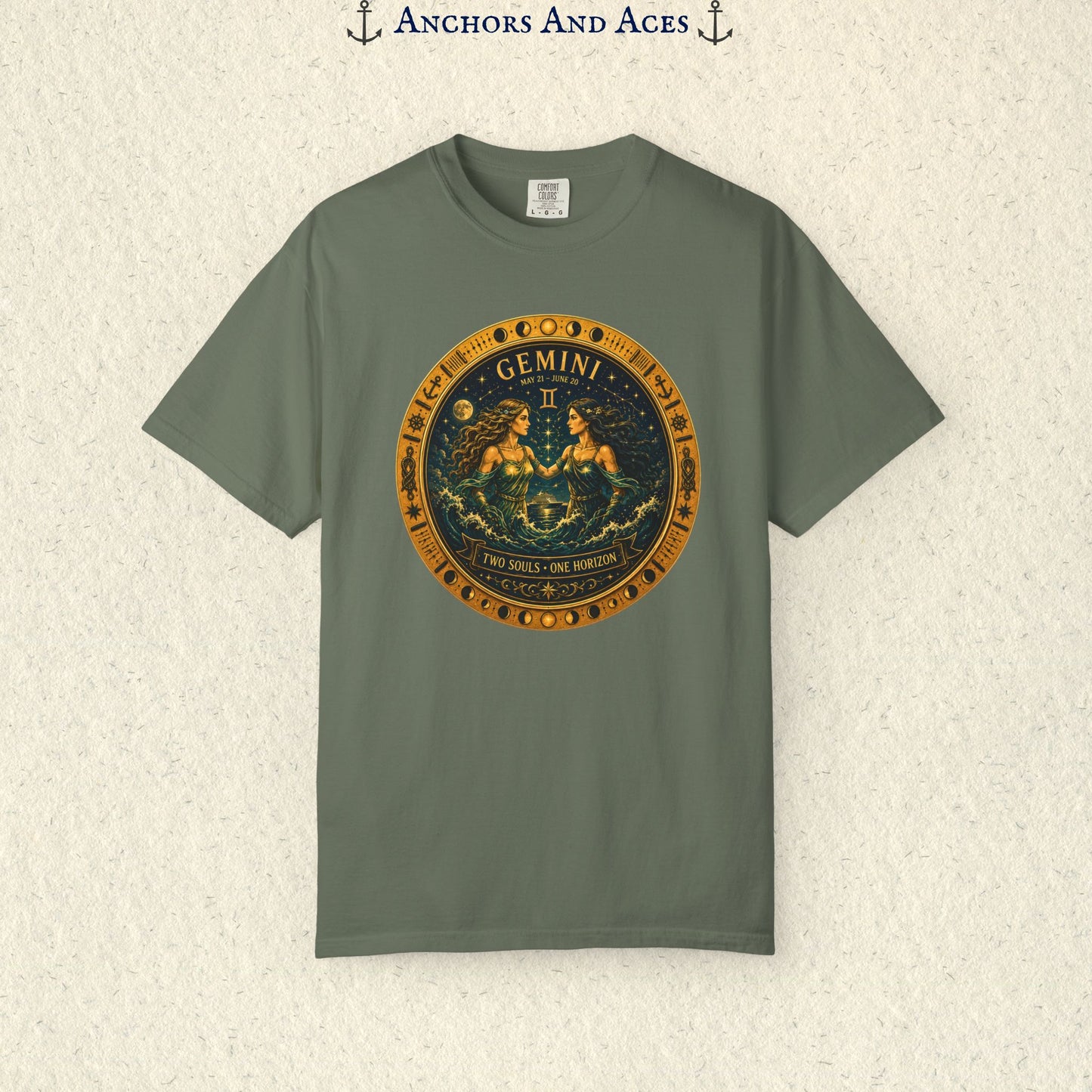 Gemini Zodiac Shirt | Gemini - Two Souls • One Horizon