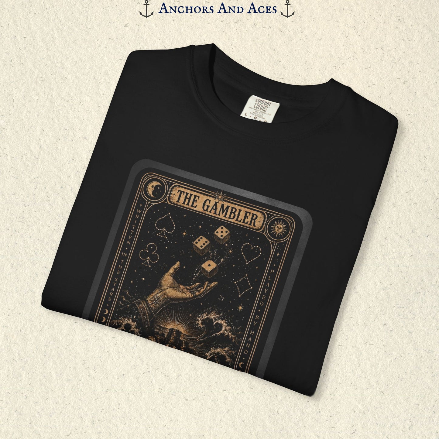 The Gambler Tarot Card Shirt | Vintage Casino Graphic Tee