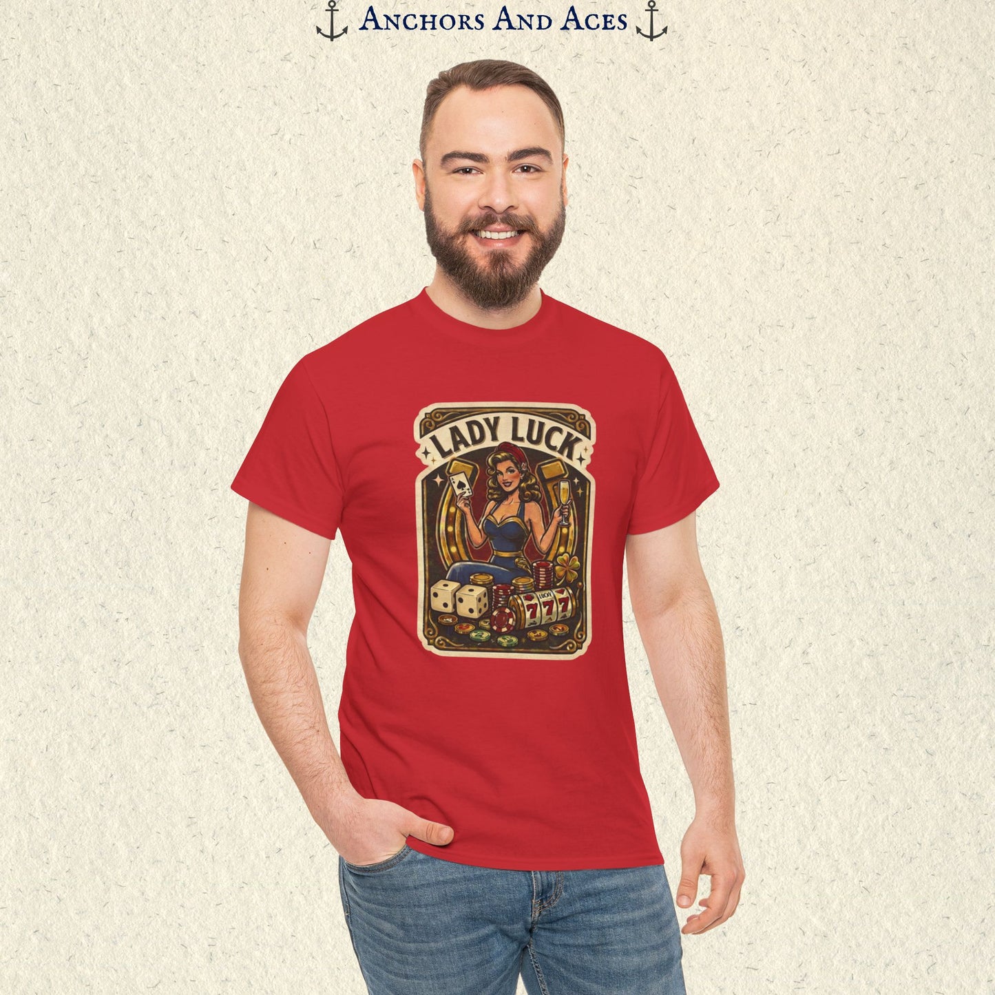Lady Luck | Vintage Casino Graphic Tee