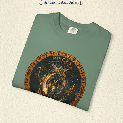 Pisces Zodiac Shirt | Celestial Seas - Drifting With The Tide