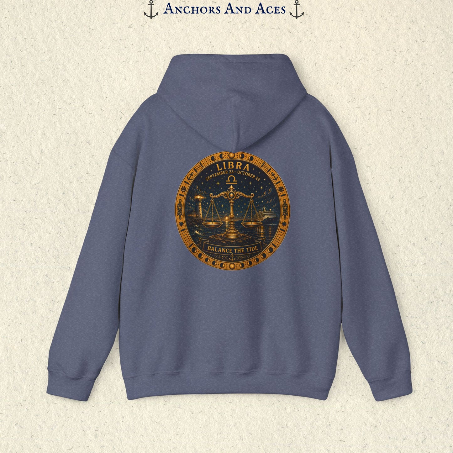 Libra Zodiac Hoodie | Celestial Seas Zodiac Hoodie Collection