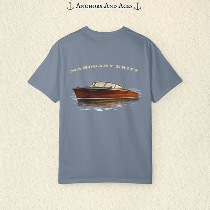 Mahogany Boat Shirt | Wooden Boat Tee | Lake Life Shirt | Ski Boat Shirt