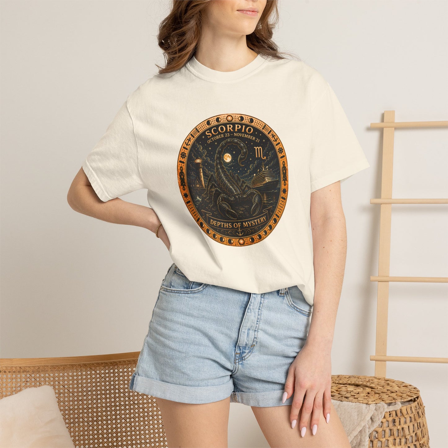 Scorpio Zodiac Shirt | Celestial Seas – Depths of Mystery