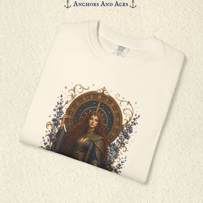 Goddess of Destiny Shirt| Art Nouveau Casino Graphic Tee| Vintage Lucky Gambling T-Shirt