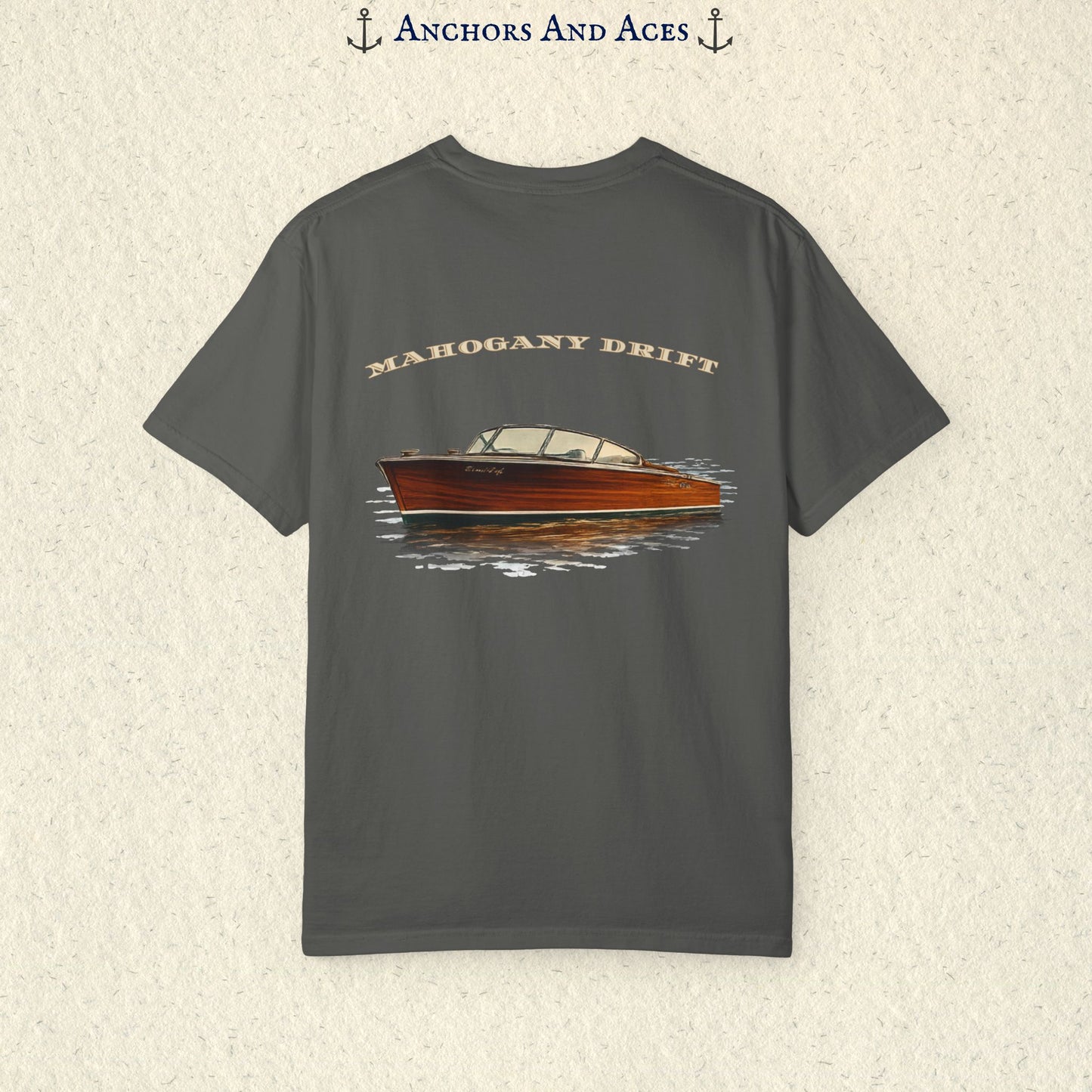 Mahogany Boat Shirt | Wooden Boat Tee | Lake Life Shirt | Ski Boat Shirt