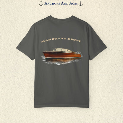 Mahogany Boat Shirt | Wooden Boat Tee | Lake Life Shirt | Ski Boat Shirt