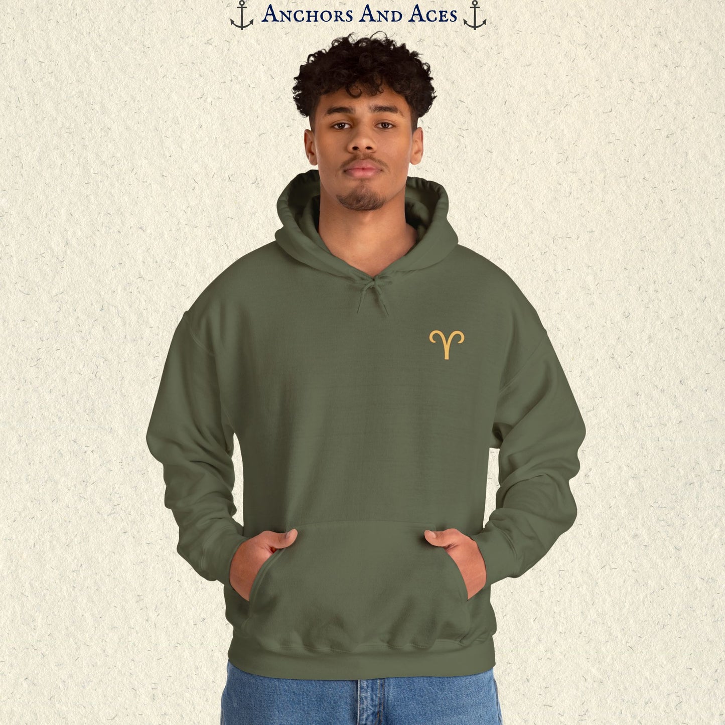 Aries Zodiac Hoodie | Celestial Seas Zodiac Hoodie Collection