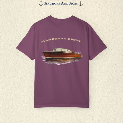 Mahogany Boat Shirt | Wooden Boat Tee | Lake Life Shirt | Ski Boat Shirt
