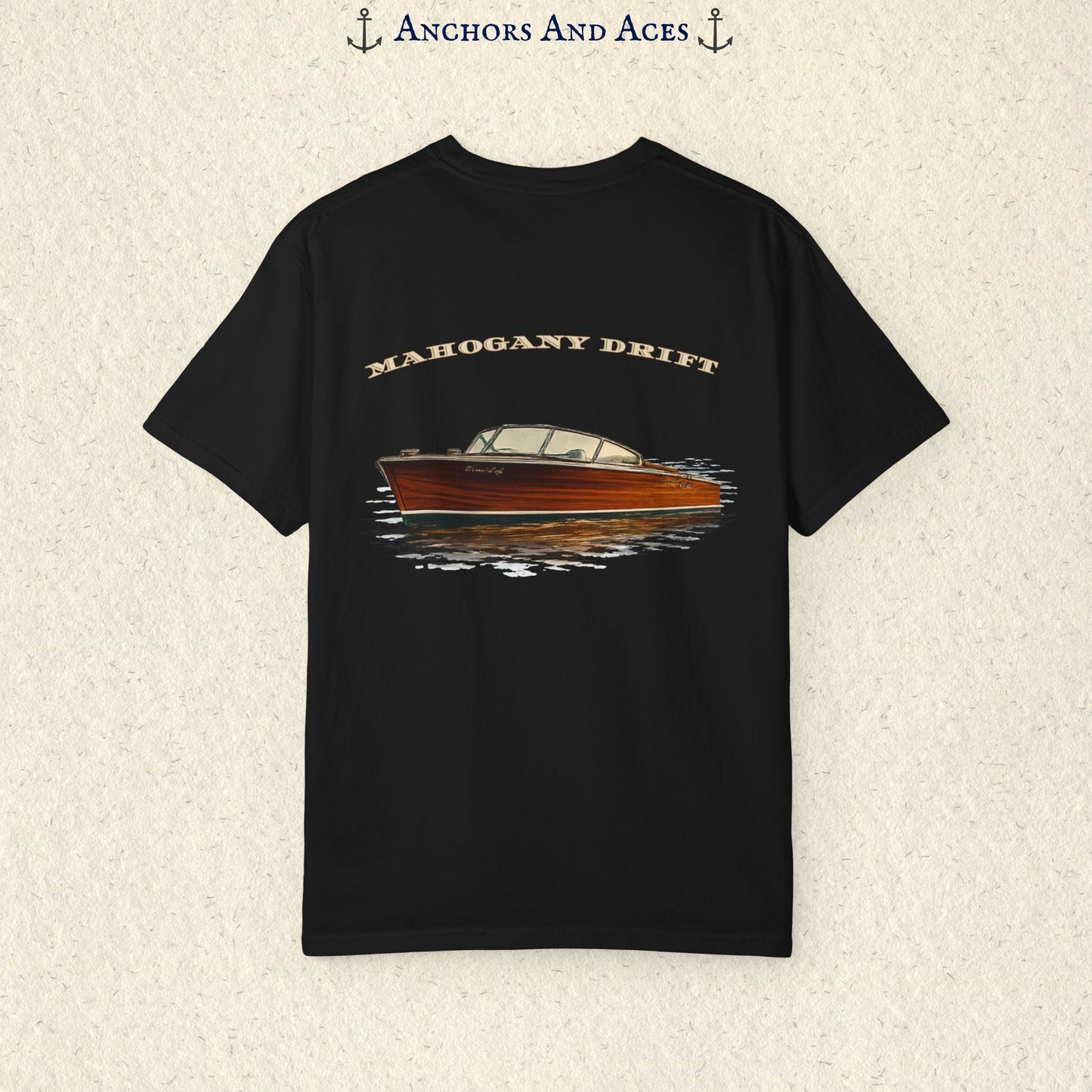 Mahogany Boat Shirt | Wooden Boat Tee | Lake Life Shirt | Ski Boat Shirt