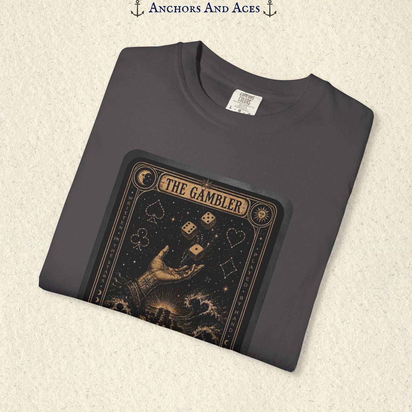 The Gambler Tarot Card Shirt | Vintage Casino Graphic Tee