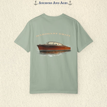 Mahogany Boat Shirt | Wooden Boat Tee | Lake Life Shirt | Ski Boat Shirt