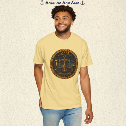 Libra Zodiac Shirt | Celestial Seas – Balance The Tide