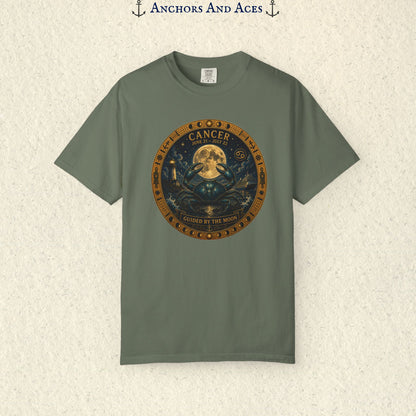 Cancer Zodiac Shirt | Celestial Seas- Guided by the Moon
