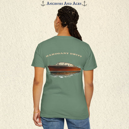 Mahogany Boat Shirt | Wooden Boat Tee | Lake Life Shirt | Ski Boat Shirt