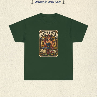 Lady Luck | Vintage Casino Graphic Tee