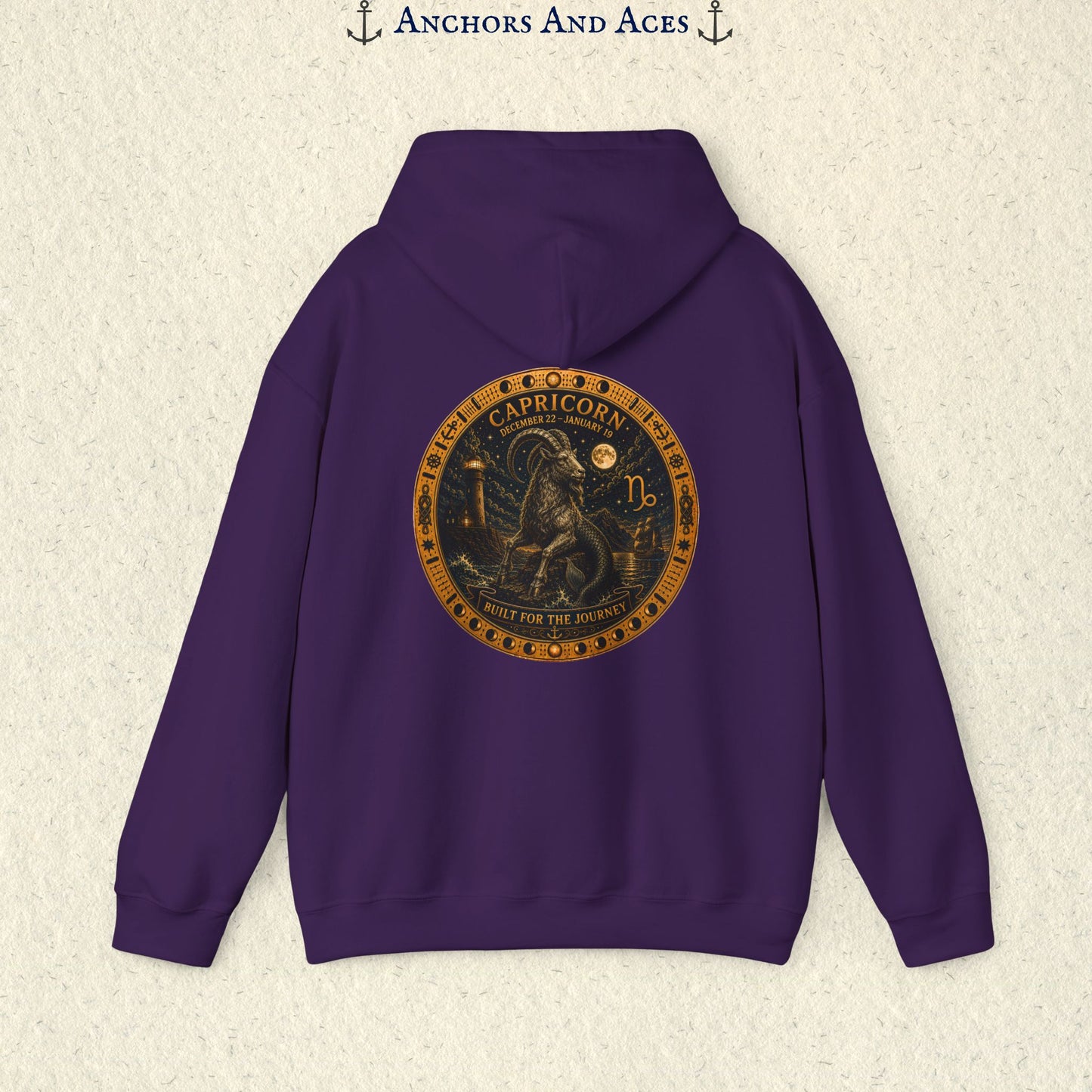 Capricorn Zodiac Hoodie | Celestial Seas Zodiac Hoodie Collection