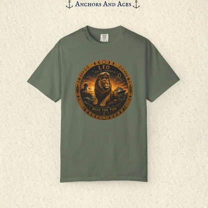 Leo Zodiac Shirt | Celestial Seas - Rule the Tide