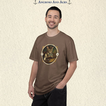 Vintage Poker Cat Shirt | Funny Casino Cat Graphic Tee