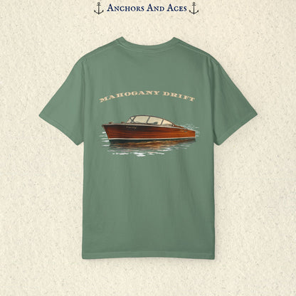 Mahogany Boat Shirt | Wooden Boat Tee | Lake Life Shirt | Ski Boat Shirt