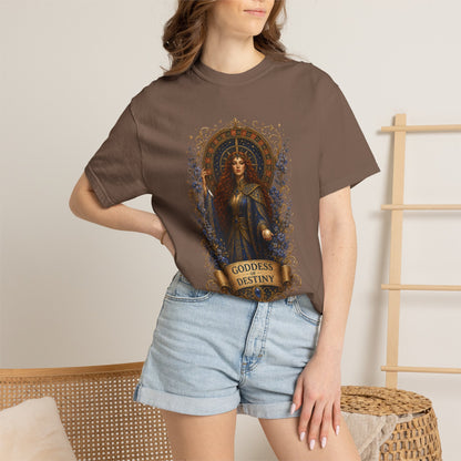 Goddess of Destiny Shirt| Art Nouveau Casino Graphic Tee| Vintage Lucky Gambling T-Shirt