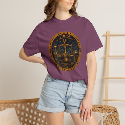 Libra Zodiac Shirt | Celestial Seas – Balance The Tide