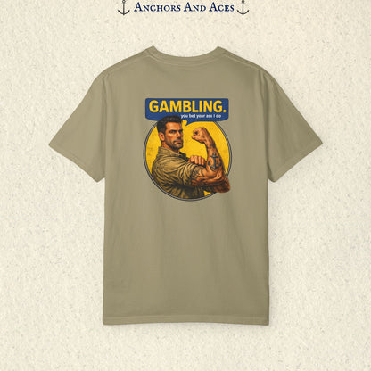 Strongman Inspired | Funny Gambling Graphic Tee (Back Print)