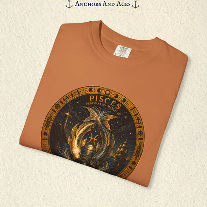 Pisces Zodiac Shirt | Celestial Seas - Drifting With The Tide