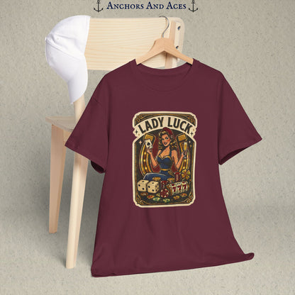 Lady Luck | Vintage Casino Graphic Tee
