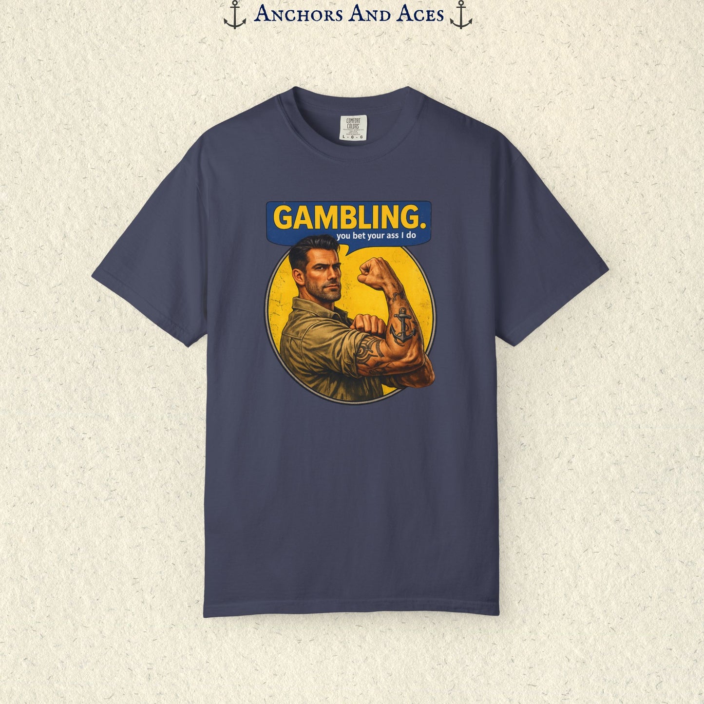 Strongman Inspired | Funny Gambling Graphic Tee