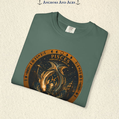 Pisces Zodiac Shirt | Celestial Seas - Drifting With The Tide